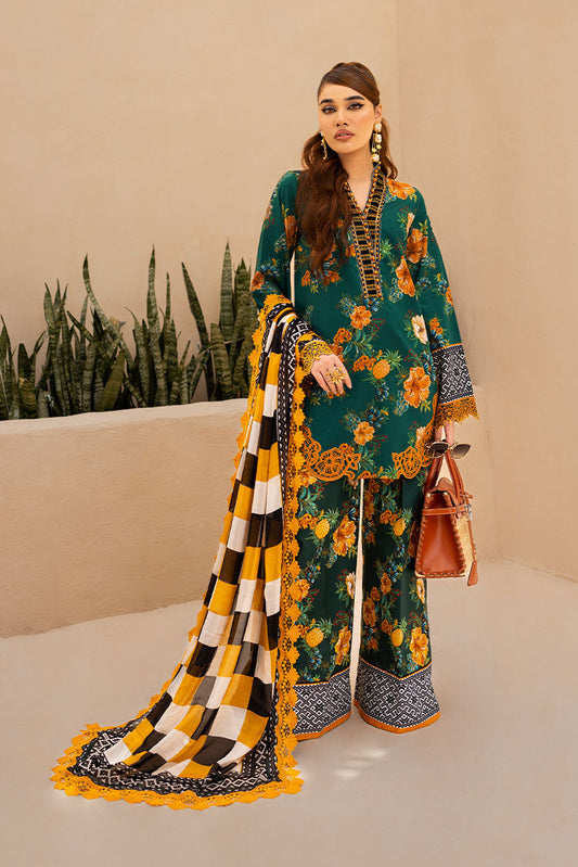 Maria Osama Khan - Raya Unstitched Collection Vol 1 - Jade