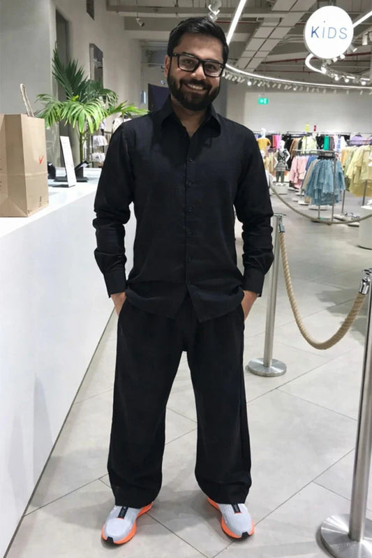 J Pardesi - Co Ord Set - Black