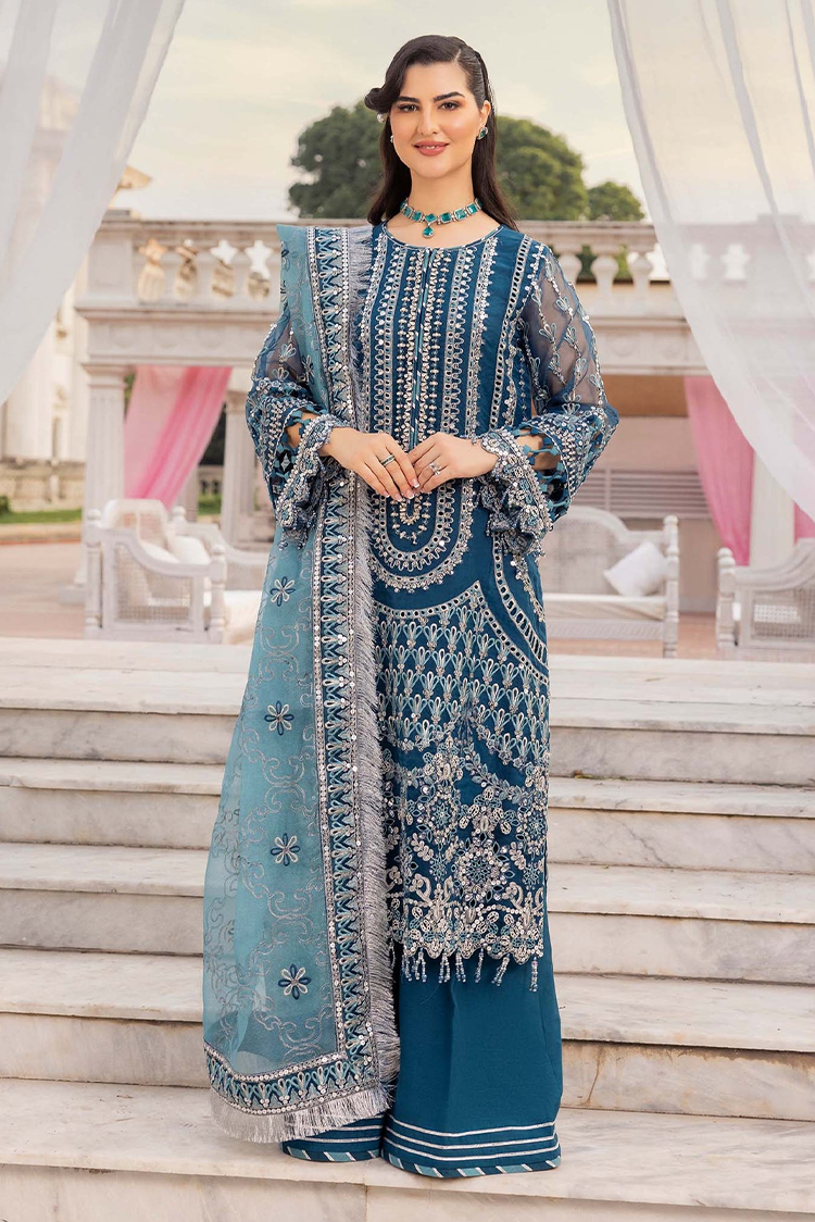 Picture of Adan's Libas - Jab We Met Festive Unstitched Collection - Celestial Bloom - Available at Raja Sahib