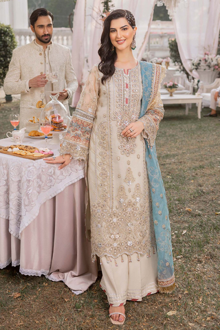 Picture of Adan's Libas - Jab We Met Festive Unstitched Collection - Ethereal Grace - Available at Raja Sahib