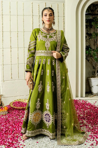 Picture of Emeralds - Embroidered Silk Festive Pret - Jade - Available at Raja Sahib