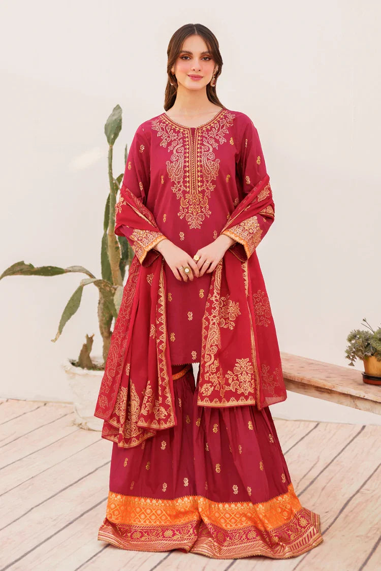 Picture of Garnet - Ayzel Eid Edit 2 - Jan e Jahan - Available at Raja Sahib