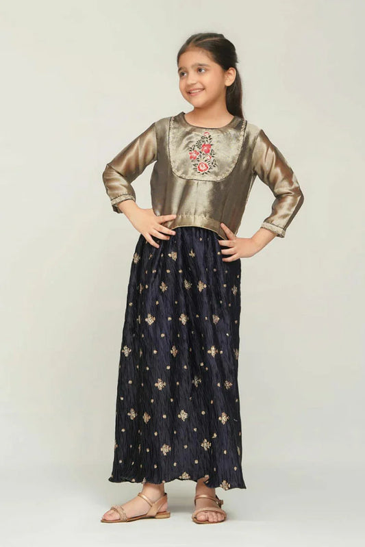 Bonitaestilo - Bloom Festive - Crushed Silk Frock - K0006