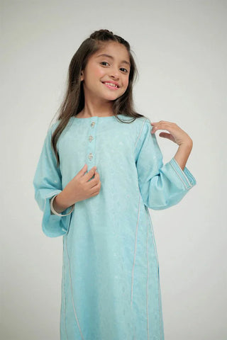 Picture of KBD-02667 | Farozi & Silver | Casual Plus 3 Piece Suit | Viscose Jacquard Filament - by Raja Sahib Kids