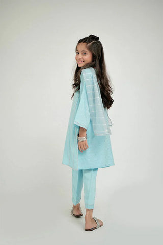 Picture of KBD-02667 | Farozi & Silver | Casual Plus 3 Piece Suit | Viscose Jacquard Filament - by Raja Sahib Kids