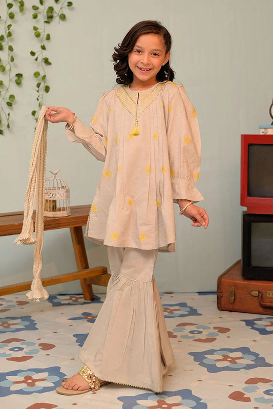 Picture of <!--awz-->KBD-02911 | Grey & Multicolor | Casual Plus 3 Piece Suit | Viscose Filament Jacquard - Available at Raja Sahib