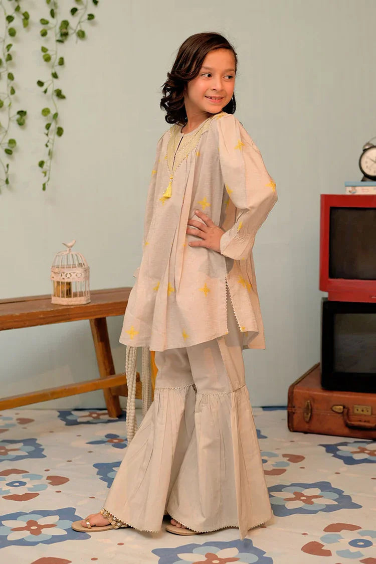 Picture of <!--awz-->KBD-02911 | Grey & Multicolor | Casual Plus 3 Piece Suit | Viscose Filament Jacquard - Available at Raja Sahib