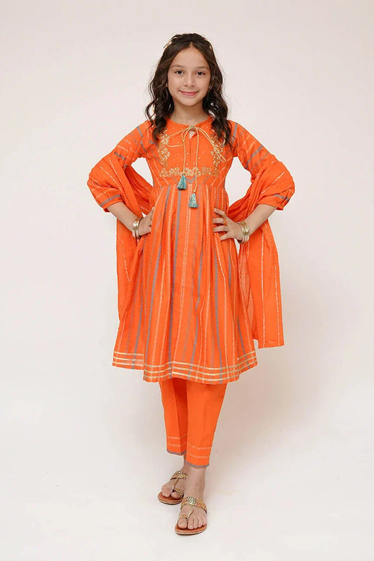 Senorita - Kids Casual Dress - Casual Plus 3 Piece Suit - KBD-03499