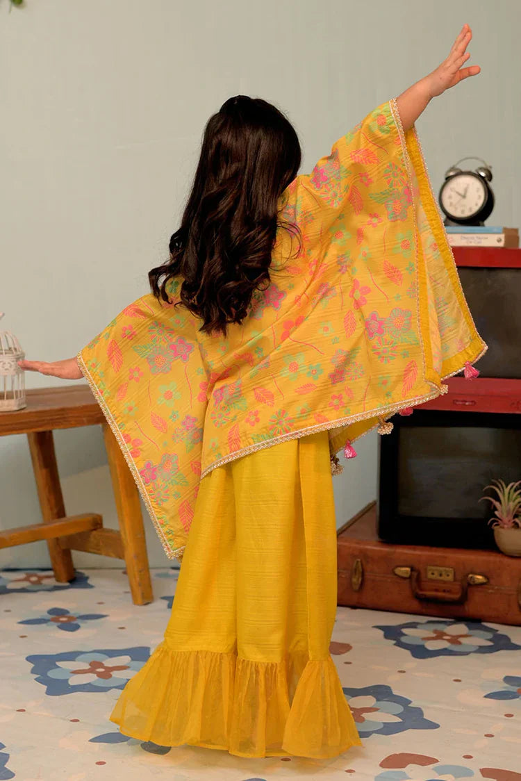 Picture of <!--aop-->KDD-02871 | Dhani & Multicolor | Formal 3 Piece Suit | Taser Silk - Available at Raja Sahib