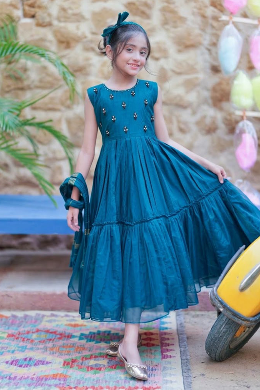 Senorita - Turquoise Blue - Formal 3 Piece suit - KDD-03547