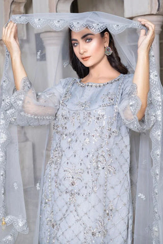 Picture of Ketifa - Formals Unstitched Collection - Dusty Fume - Available at Raja Sahib