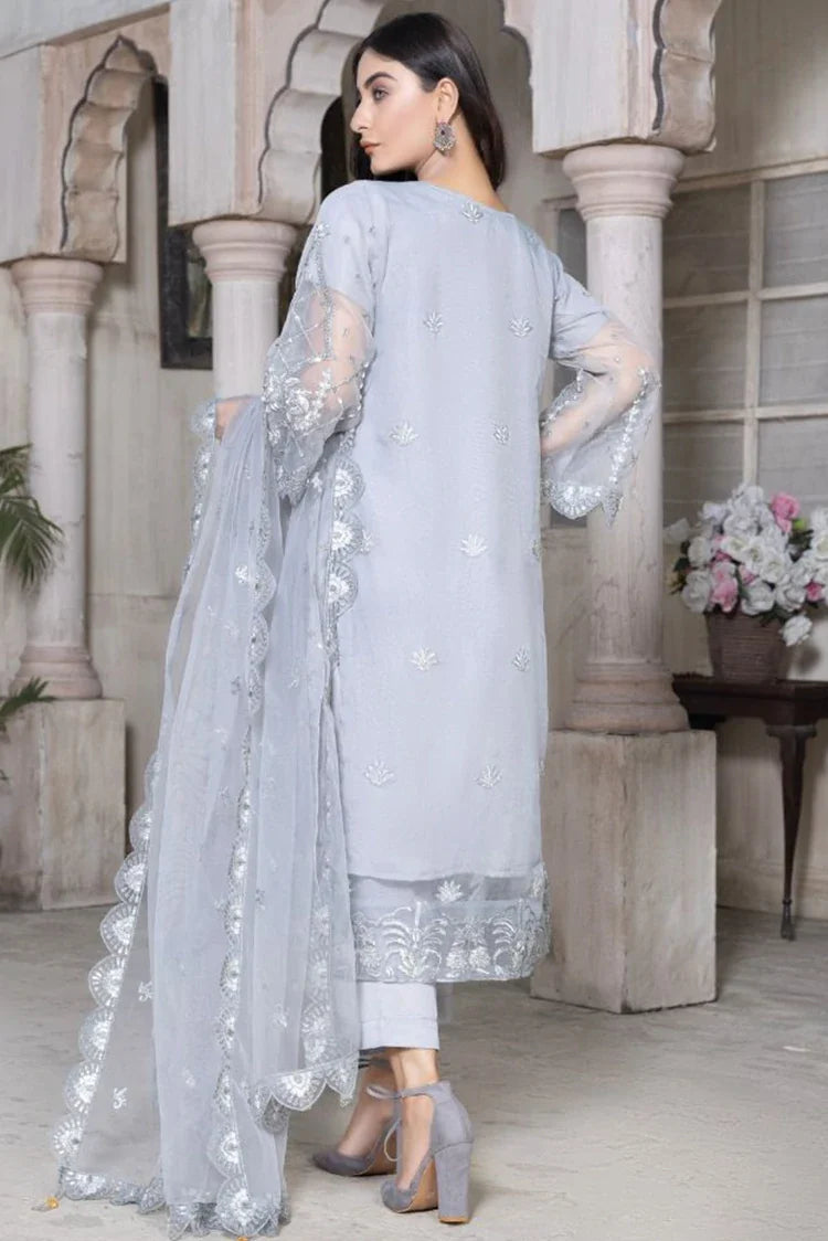 Picture of Ketifa - Formals Unstitched Collection - Dusty Fume - Available at Raja Sahib