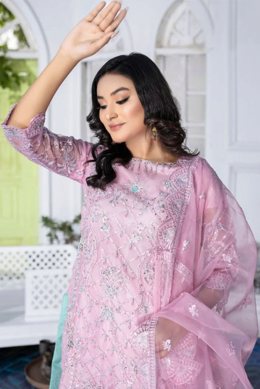 Picture of Ketifa - Formals Unstitched Collection - Precious Pink - Available at Raja Sahib