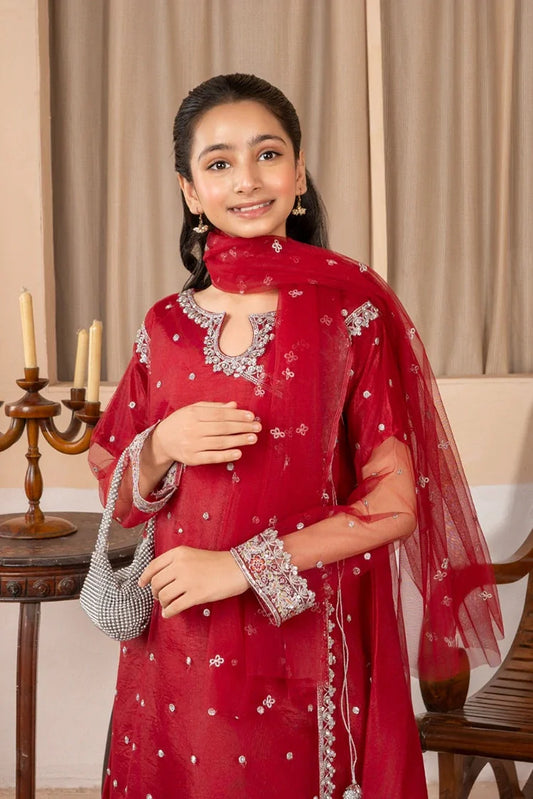 Khayat - Maroon Angrakha - 3 Piece