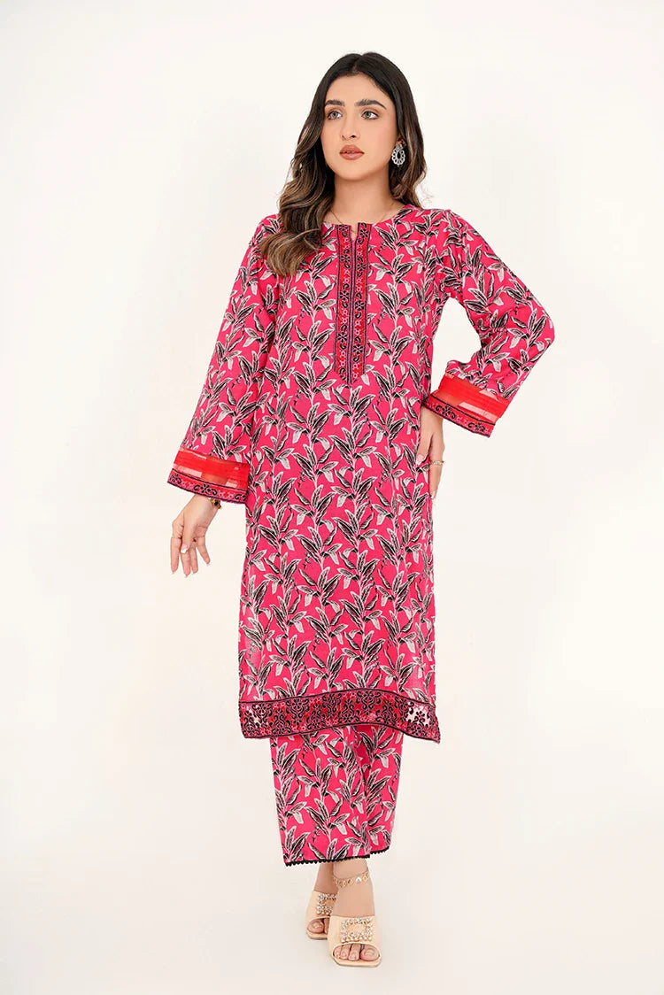 Picture of Threads & Weaves - 2 PC Printed Khaddar RTW Collection - KHP23101 - Available at Raja Sahib