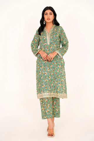 Picture of Threads & Weaves - 2 PC Printed Khaddar RTW Collection - KHP23108 - Available at Raja Sahib