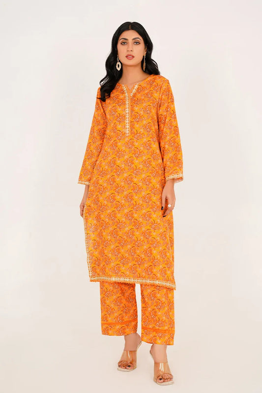 Picture of Threads & Weaves - 2 PC Printed Khaddar RTW Collection - KHP23109 - Available at Raja Sahib