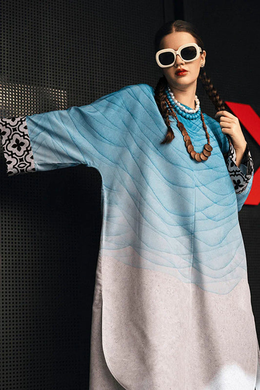 Kaanthaa - 2 Piece - Stitched - Aqua Terra