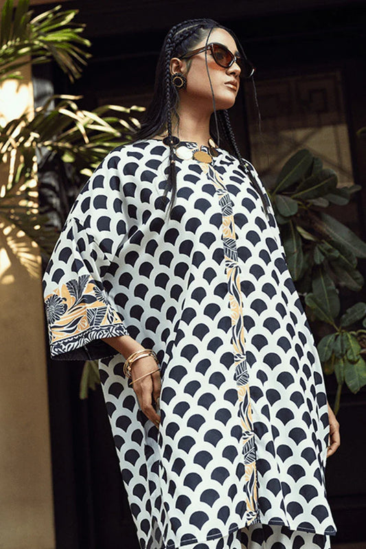 Kaanthaa - 2 Piece - Stitched - Saffron Sunset