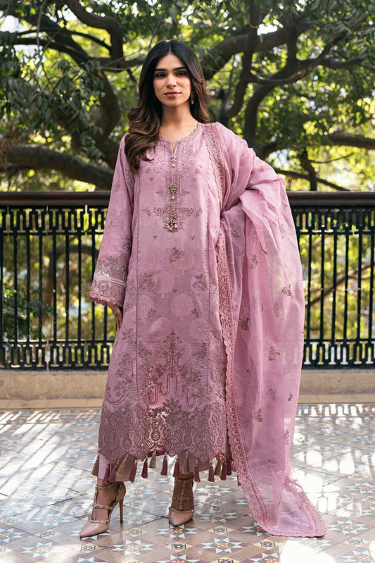 Kaanthaa - Unstitched Embroidered Suit - 3 Piece - Shah Gul