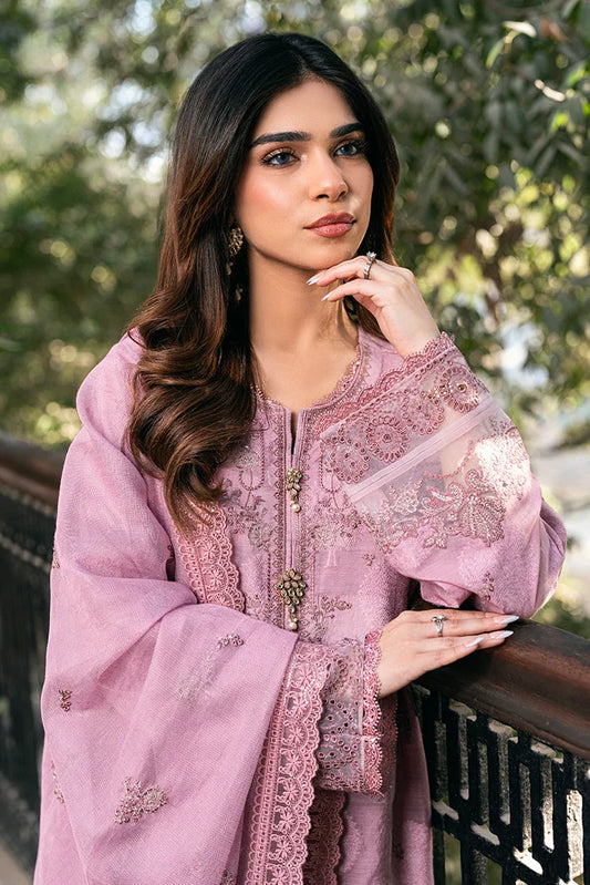 Kaanthaa - Unstitched Embroidered Suit - 3 Piece - Shah Gul