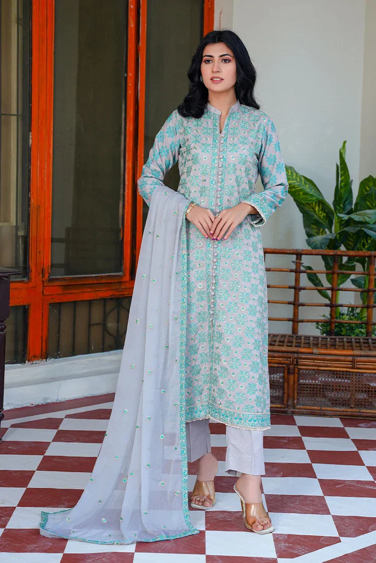 Picture of <!--aje-->Threads & Weaves - Karandi 3 PC Embroidered Collection - KR24103 - Available at Raja Sahib