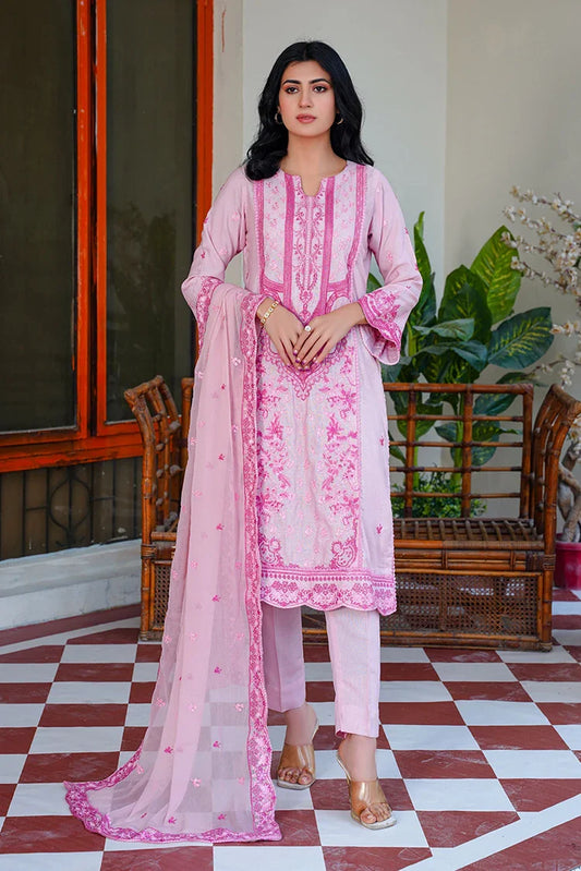 Picture of Threads & Weaves - Karandi 3 PC Embroidered Collection - KR24104 - Available at Raja Sahib