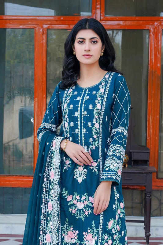 Picture of <!--mc-->Threads & Weaves - Karandi 3 PC Embroidered Collection - KR24105 - Available at Raja Sahib