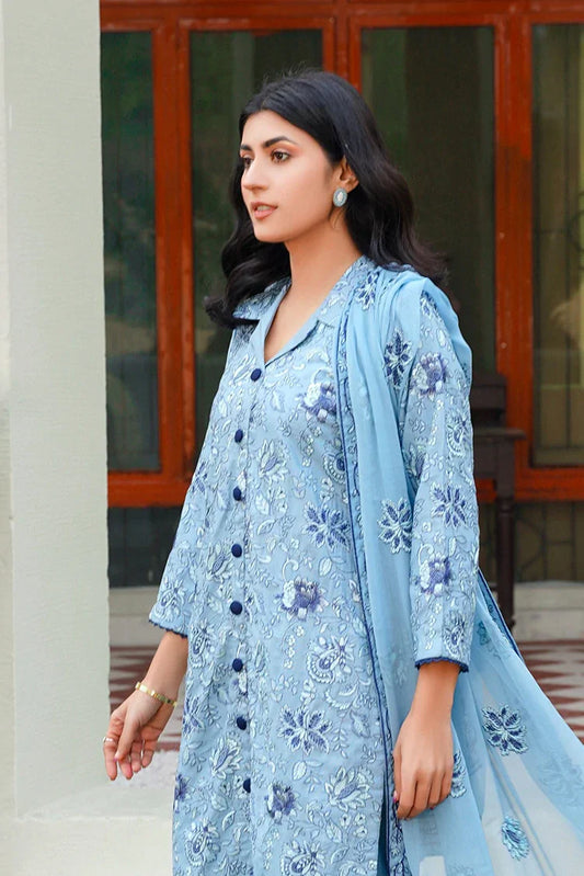 Picture of <!--mb-->Threads & Weaves - Karandi 3 PC Embroidered Collection - KR24106 - Available at Raja Sahib