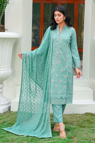 Picture of Threads & Weaves - Karandi 3 PC Embroidered Collection - KR24107 - Available at Raja Sahib