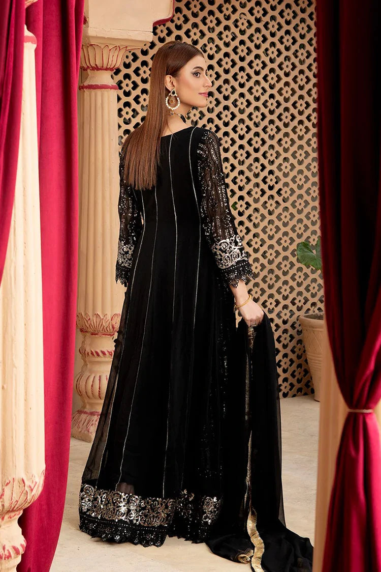 Picture of Manahils - Jal Pari RTW Collection - Kurti-B-005-Black - Available at Raja Sahib