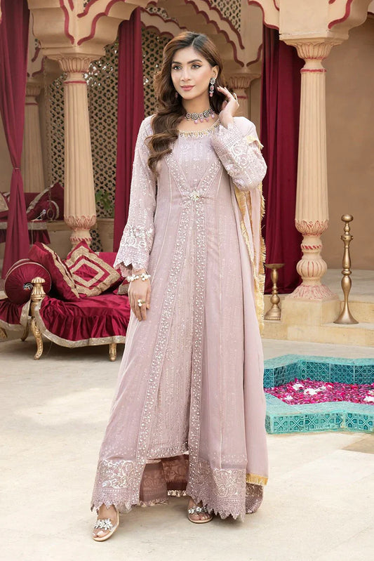 Picture of Manahils - Jal Pari RTW Collection - Kurti-B-005-Lilac - Available at Raja Sahib