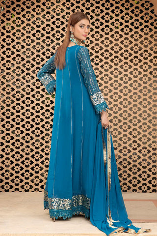 Picture of Manahils - Jal Pari RTW Collection - Kurti-B-005-Zinc - Available at Raja Sahib