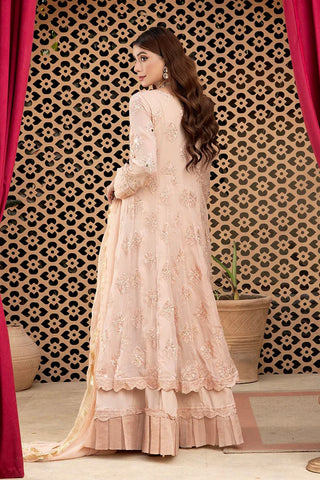 Picture of Manahils - Jal Pari RTW Collection - Kurti-B-006-Peach - Available at Raja Sahib