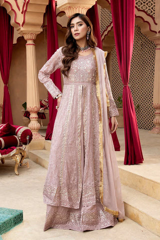 Picture of Manahils - Jal Pari RTW Collection - Kurti-B-007-Lilac - Available at Raja Sahib