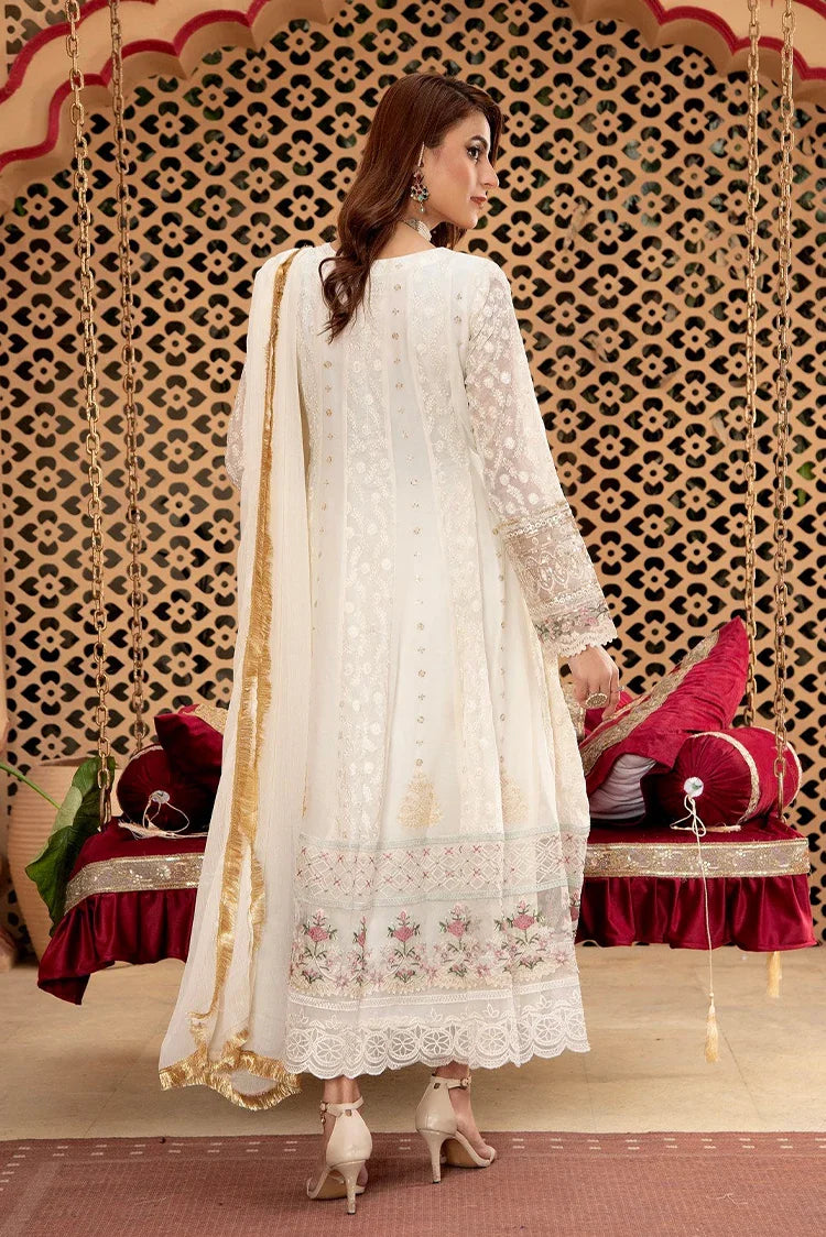 Picture of Manahils - Jal Pari RTW Collection - Angrakha-B-008-Off White - Available at Raja Sahib