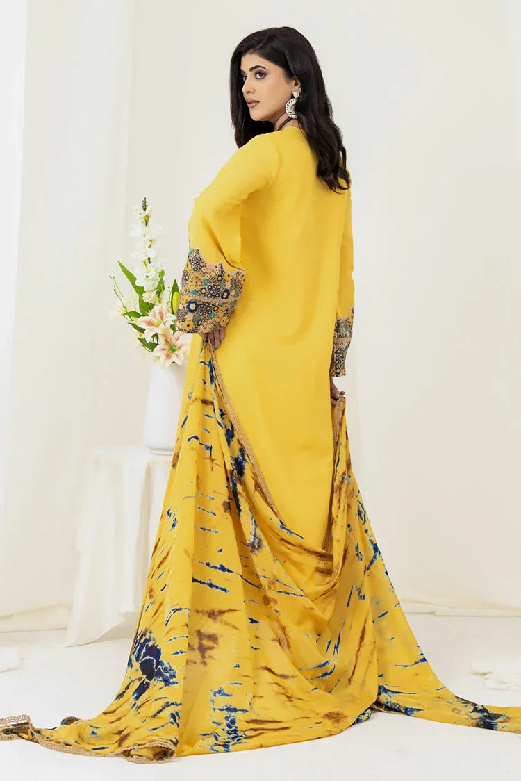 Picture of Zaib un Nisa - Lavender Luxe Pret - Daisy - Available at Raja Sahib