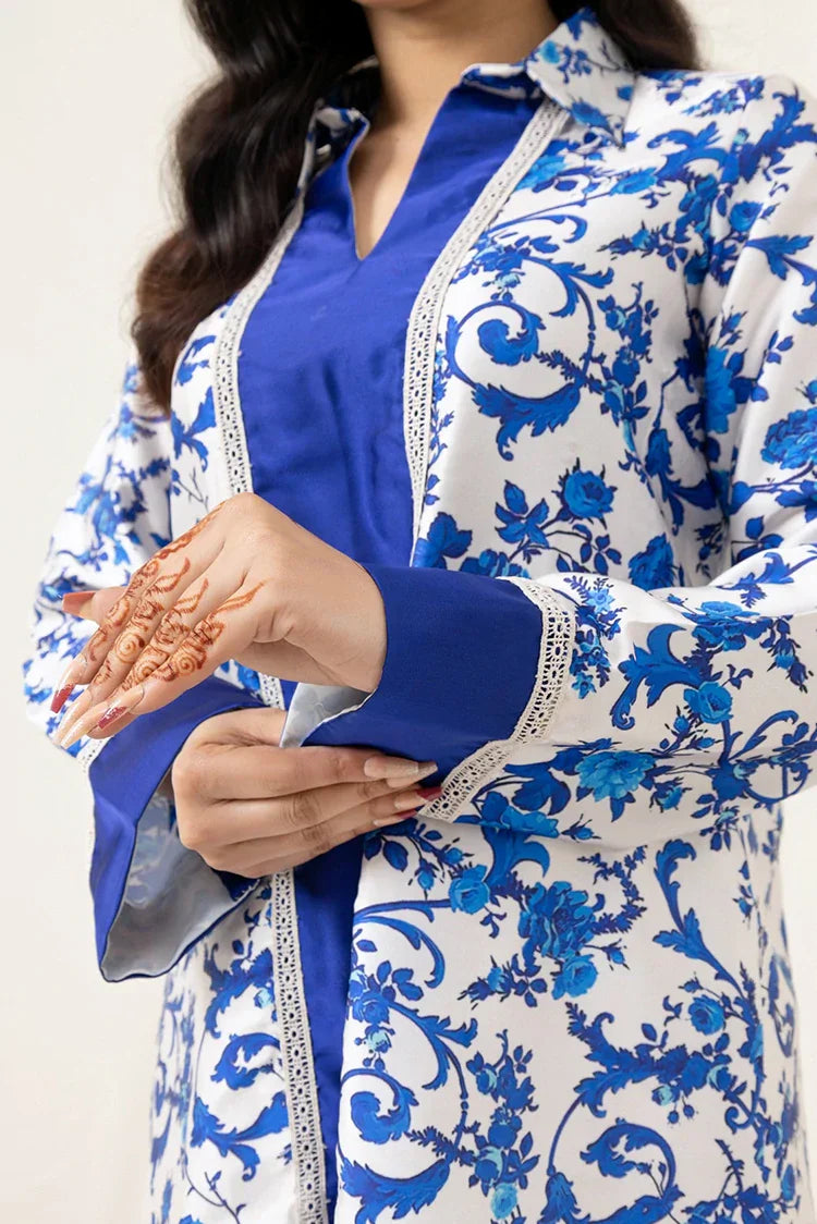 Picture of Zaib un Nisa - Lavender Luxe Pret - Iris - Available at Raja Sahib