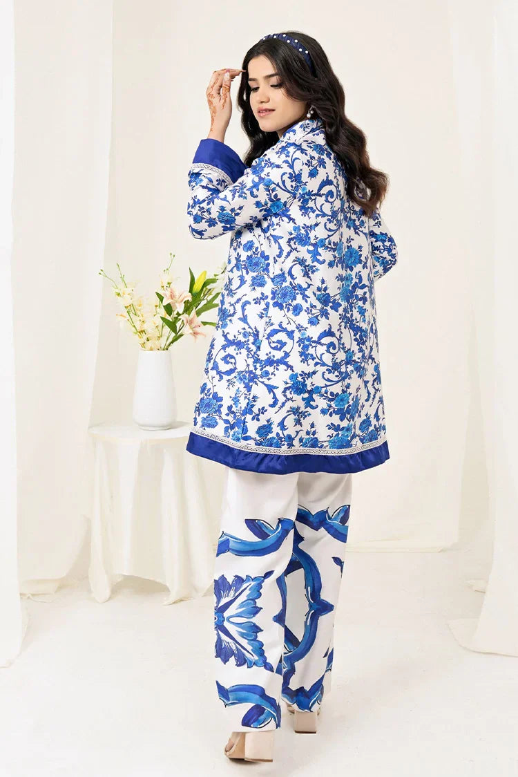 Picture of Zaib un Nisa - Lavender Luxe Pret - Iris - Available at Raja Sahib