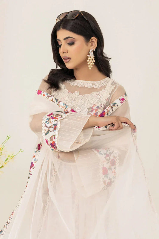 Picture of Zaib un Nisa - Lavender Luxe Pret - Fuchsia - Available at Raja Sahib