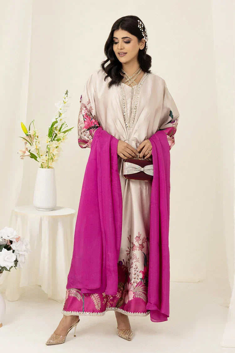 Picture of Zaib un Nisa - Lavender Luxe Pret - Camelia - Available at Raja Sahib