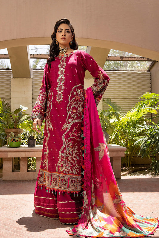 Ellena - 3-PC Unstitched Embroidered Lawn Suit