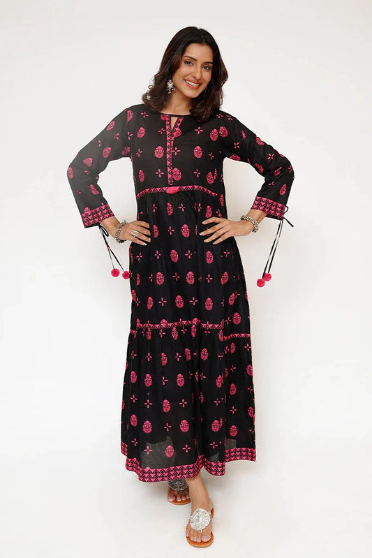 Senorita - Women Eid Dress - Casual Maxi - Cotton Lawn Printed - LAA-03485