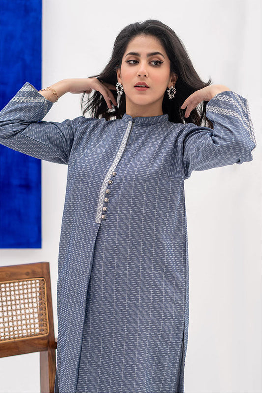 Senorita - LAC-02414 | Blue | Casual 2 Piece Suit | Denim Fabric