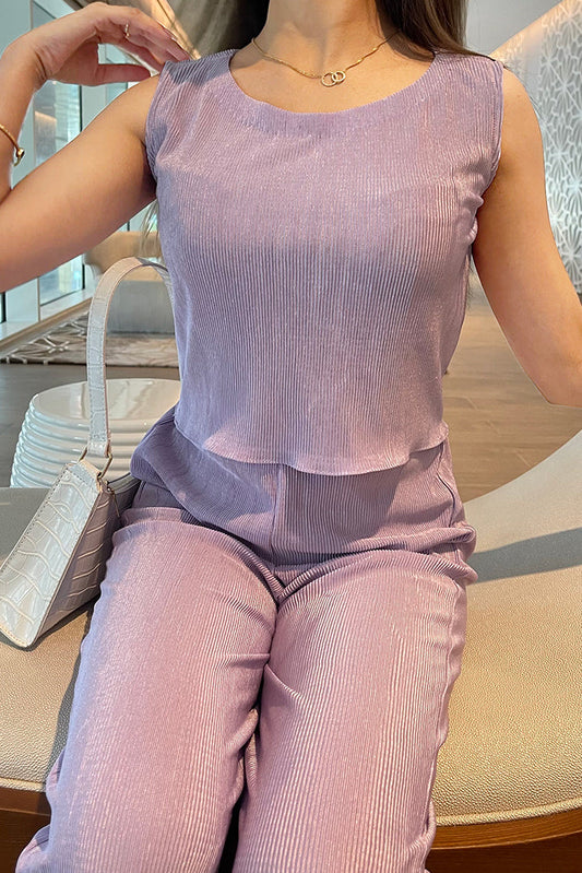 Picture of <!--mp-->The Slay Wear - Co-ord Set - Lavender Bloom - Available at Raja Sahib