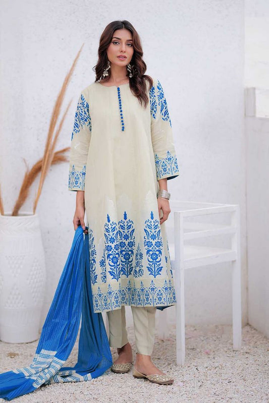 Senorita - LDD-02411 | Light Green & S.Green | Formal 3 Piece Suit  | Masuri Jacquard Plain Fabric
