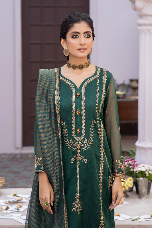 Picture of La Rosaa - Eid Edit Pret '24 - LE-24-02 Green - 3Pc - Available at Raja Sahib