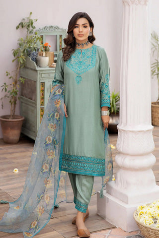 Eid Edit Pret '24 - LE-24-11 Juniper Green - 3Pc