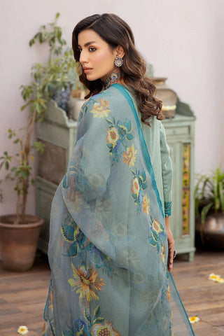 Picture of La Rosaa - Eid Edit Pret '24 - LE-24-11 Juniper Green - 3Pc - Available at Raja Sahib