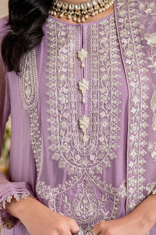 Fozia Khalid - Unstitched Chiffon Collection - Orchid - LFP-1107